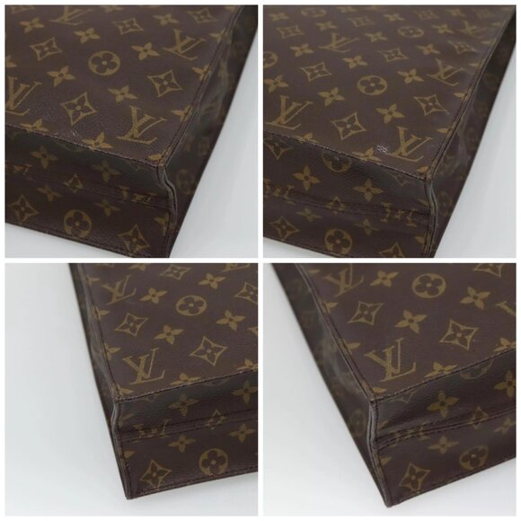 LOUIS VUITTON Monogram Sac Plat Hand Bag M51140 LV Auth EC550 - Picture 14 of 16